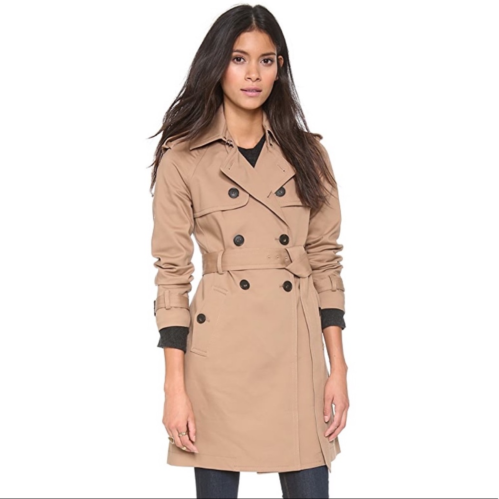 Club Monaco Emma Trench Coat Sz S